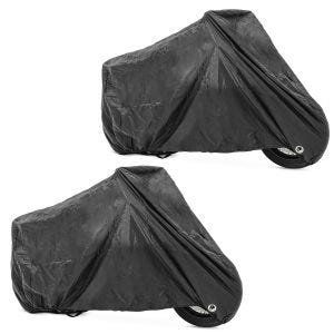 2x Housse de Moto Craftride XXXL Bache Moto imperméable en noir Discount Set
