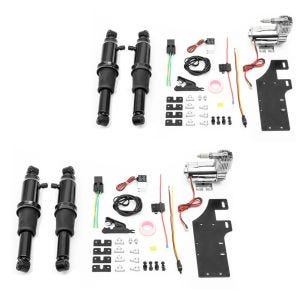 2x Luftfederung Fahrwerk Harley Davidson Street Glide 06-20 Craftride Air Ride schwarz Spar-Set_1