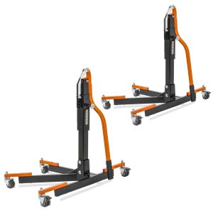 2x Lève moto centrale Power Evo orange sans plaque de base ConStands Discount Set
