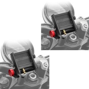 2x Support téléphone moto Tourtecs SH2 Support smartphone avec powerbank Discount Set