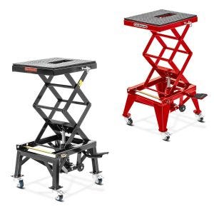 Motorradheber Enduro Cross-Lift XL Motocross Scherenheber mit Rollen + Motorradheber Enduro Cross-Lift XL Motocross Scherenheber mit Rollen