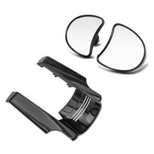 Set: Kotflügelverlängerung hinten für Harley Touring 14-21 + Verkleidungsspiegel für Harley- Electra/ Street-Glide 14-19 schwarz_1