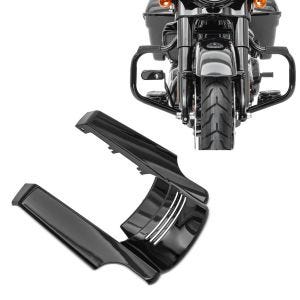 Set: Pare carter compatible avec Harley Davidson Street Glide Special 15-23 CR Mustache noir Craftride + Prolongateur de Garde Boue arrière compatible avec Harley Davidson Street Glide Special 15-23 Craftride