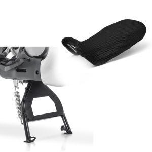 Set: Hauptständer Honda Transalp XL 600 V 91-99 Mittelständer ConStands in schwarz + Sitzbank Bezug Honda Transalp XL 600 V 87-99 Tourtecs Cool-Dry Mesh Ready_1