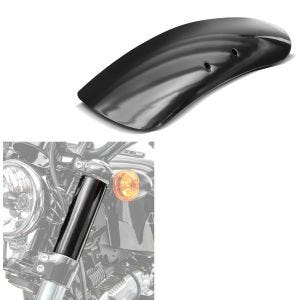 Set: Metall Front Fender Kurz für Harley Davidson Sportster Forty Eight 48 / Special 10-20 Craftride + Gabelcover für Harley Davidson Sportster Forty-Eight 48 16-20 Gabel Abdeckung Craftride GC2_1