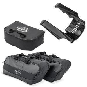 Set: Innentaschen Set für Harley Electra Glide Ultra Limited 09-21 Craftride Seitenkoffer / Topcase + Kotflügelverlängerung hinten für Harley Electra Glide Ultra Limited 14-21 Craftride_1