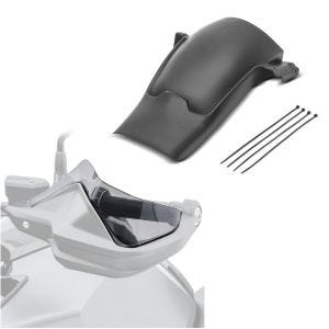 Set: Protège main extension compatible avec BMW R 1250 GS 19-23 Motoguard fumé clair + Garde boue arrière compatible avec BMW R 1250 GS / Adventure 19-23 Lèche roue intérieur Motoguard