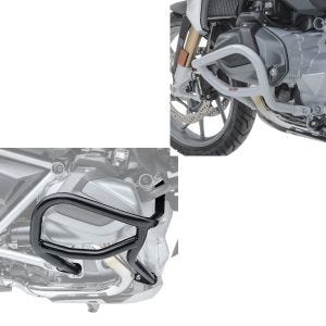 Set: Pare carter compatible avec BMW R 1250 GS 19-23 Motoguard L2 garde moteur avec Pare carter L2 gris clair