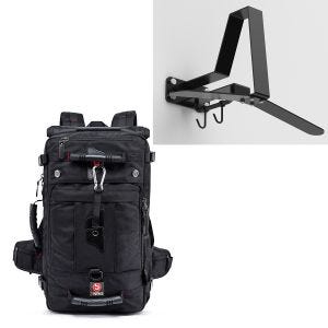 Set: Motorrad Rucksack HK4 45Ltr sw Bagtecs mit Garderobe WH2 sw
