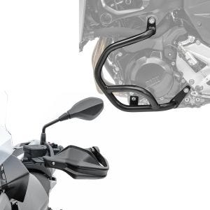 Set: Sturzbügel passend für BMW F 900 R / XR 20-24 Motor- BG2 Motoguard mit Handprotektoren Handschutz sw