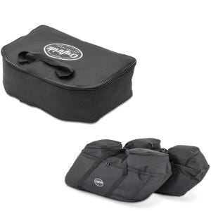 Set: Innentasche passend für Harley Davidson King Tour Pak Topcase 93-24 Craftride + Koffer Innentaschen passend für Harley Davidson Touring 94-24 für Seitenkoffer Craftride SP4
