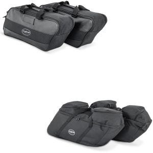 Set: Seitenkoffer Innentasche passend für Harley Davidson Touring 94-24 Craftride + Koffer Innentaschen passend für Harley Davidson Touring 94-24 für Seitenkoffer Craftride SP4