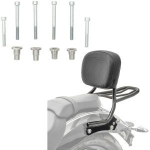 Set: Sissybar + Gepäckträger + Adaptersatz passend für BMW R18 20-24 QL2