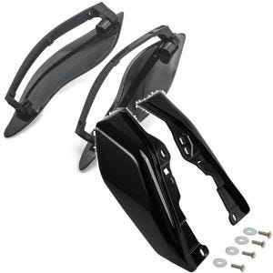 Set: Seitlicher Windabweiser + Windabweiser WA3 passend für Harley Davidson Touring 14-23
