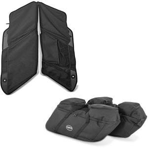 Set: Seitenkoffer Organizer + Koffer Innentaschen passend für Harley Davidson Touring 94-24 SP4