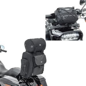 Set: Sissybar Tasche + Lenkertasche passend für Chopper Cruiser LB1