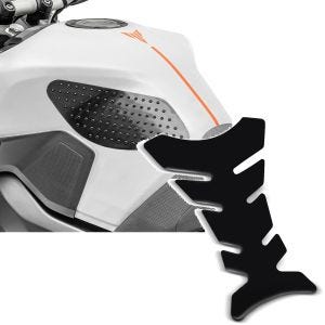 Set: Tankpad seitlich Grip Pad M + Tankpad Fishbone Tankschutz Aufkleber Zaddox