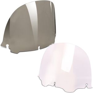 Set: Windschild 12,5" passend für Harley Davidson Electra-Street Glide 96-13 rauchgrau + Windschild klar