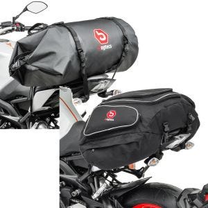 Set: Gepäckrolle Hecktasche BR50 Packsack wd. 50 Liter + Hecktasche X50