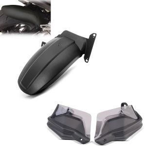 Set: Garde boue arrière leche roue + Protèges mains compatible avec Honda NC 750 X / NC 700 X / S 12-20 XL
