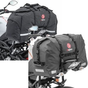 Set: Hecktasche SX80 Soziustasche 70Ltr + Hecktasche SX45 wd. 45L Rollverschluss