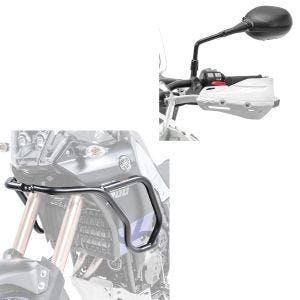 Set: Verkleidungsschutzbügel passend für Yamaha Tenere 700 19-24 + Handprotektoren XD4