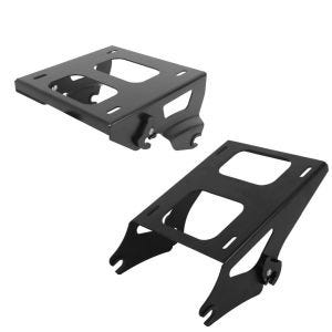 Set: Gepäckträger TP Solo Sitz passend für Harley Davidson Touring 14-24 + TP Träger Doppelsitzbank