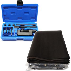 Set: Dérive chaîne + riveteuse KP2 pour chaîne moto + Tapi absorbant 75 x 150 cm