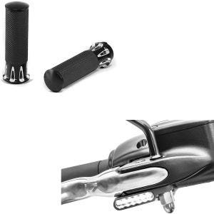 Set: Lenker-Griffe 1" Zoll CG12 + LED Lenkerblinker