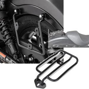 Set: Satteltaschenhalter passend für Honda Rebel 500 CMX 17-24 links + Gepäckträger