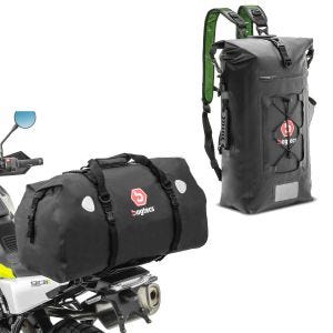 Set: Rucksack Hecktasche + Rollverschluss wd. WPX + Hecktasche XF80 wd. 80l