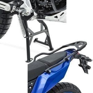 Set: Hauptständer mit ABE + Gepäckbrücke passend für Yamaha Tenere 700 19-24 Gepäckträger