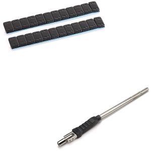 Set: Auswuchtgewichte 2 Stück 12x5g + VentileinzieherVentilzieher passend für Motorradreifen