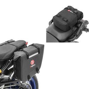 Set: Hecktasche KH1 Rucksack 10 Liter + Satteltaschen WP6 2x15L