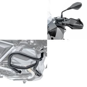 Set: Sturzbügel L2 Schutzbügel + Handprotektoren passend für BMW R 1250 R 19-24 Handschutz