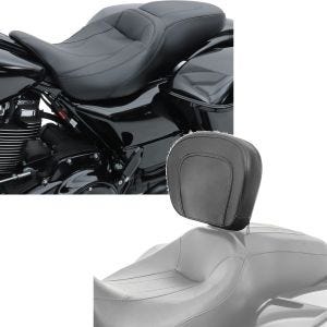 Set: Sitzbank passend für HD Touring 09-24 + Fahrer Rückenlehne
