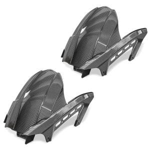 2x Garde boue arrière /  leche roue compatible avec Kawasaki Z 900 17-24 Zaddox Look carbone Discount Set