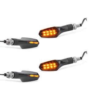 2x LED Blinker Motorrad Lumitecs KP18 E-Prüfzeichen 2 Stück vorne-hinten Spar-Set