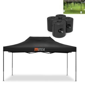 Set: 4x Poids pour pavillon Tourtecs PG2 avec Pavillion pliable 3x4,5m noir