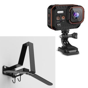 Set: Motorrad Garderobe XGP WH2 sw XGP XGP mit Motorrad wasserdichte Action Cam 4K Video und 16 Megapixel Kamera