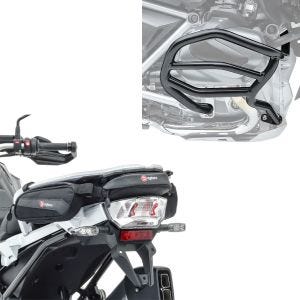 Set: Pare carter compatible avec BMW R 1250 GS 19-23 XL4 Motoguard avec Sacoche arrière TB3