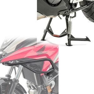 Set: Béquille centrale Constands pour  avec Pare carter haut Constands compatible avec Honda NC 750 X 21-20 SG1
