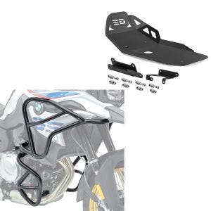 2x Sturzbügel XL + Motorschutz passend für BMW F 850 GS / F 750 GS 18-20
