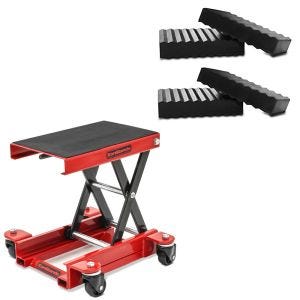 Aide à la manœuvre lift rouge + set de 4 accessoires pour Customlift