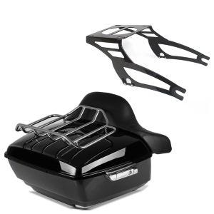 Topcase King OLR mit Gepäckgrill + Gepäcktrager abnehmbar passend für Indian Chieftain 15-22