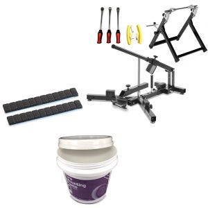 Set : masses d'équilibrage + kit démonte-pneus
