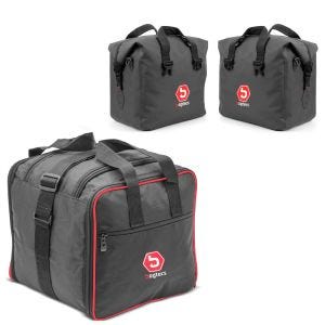 Alu Topcase Innentasche 35 Liter passend für Moto Guzzi V7 III / V85 TT + Set Koffer Innentaschen