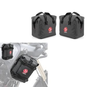 Sturzbügeltasche Paar + Alu Koffer Innentasche passend für BMW R 1200 GS / Adventure 04-18 rechts und links