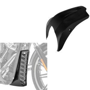 Set: Bugspoiler passend für Harley Davidson Breakout / 114 18-24 Kühlerverkleidung Craftride CV4 + Lampenmaske passend für Harley Davidson Breakout / 114 18-24 Scheinwerfer-Verkleidung Craftride LM1 Windschild schwarz