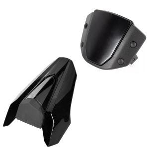 Soziusabdeckung + Flyscreen Windschild passend für Honda CB 650 R 19-23